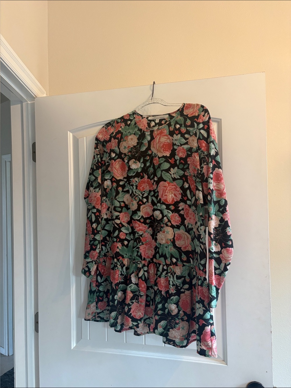 Lovers + Friends I Heart Babydoll Mini Dress — Autumn Rose | Size M | NWT